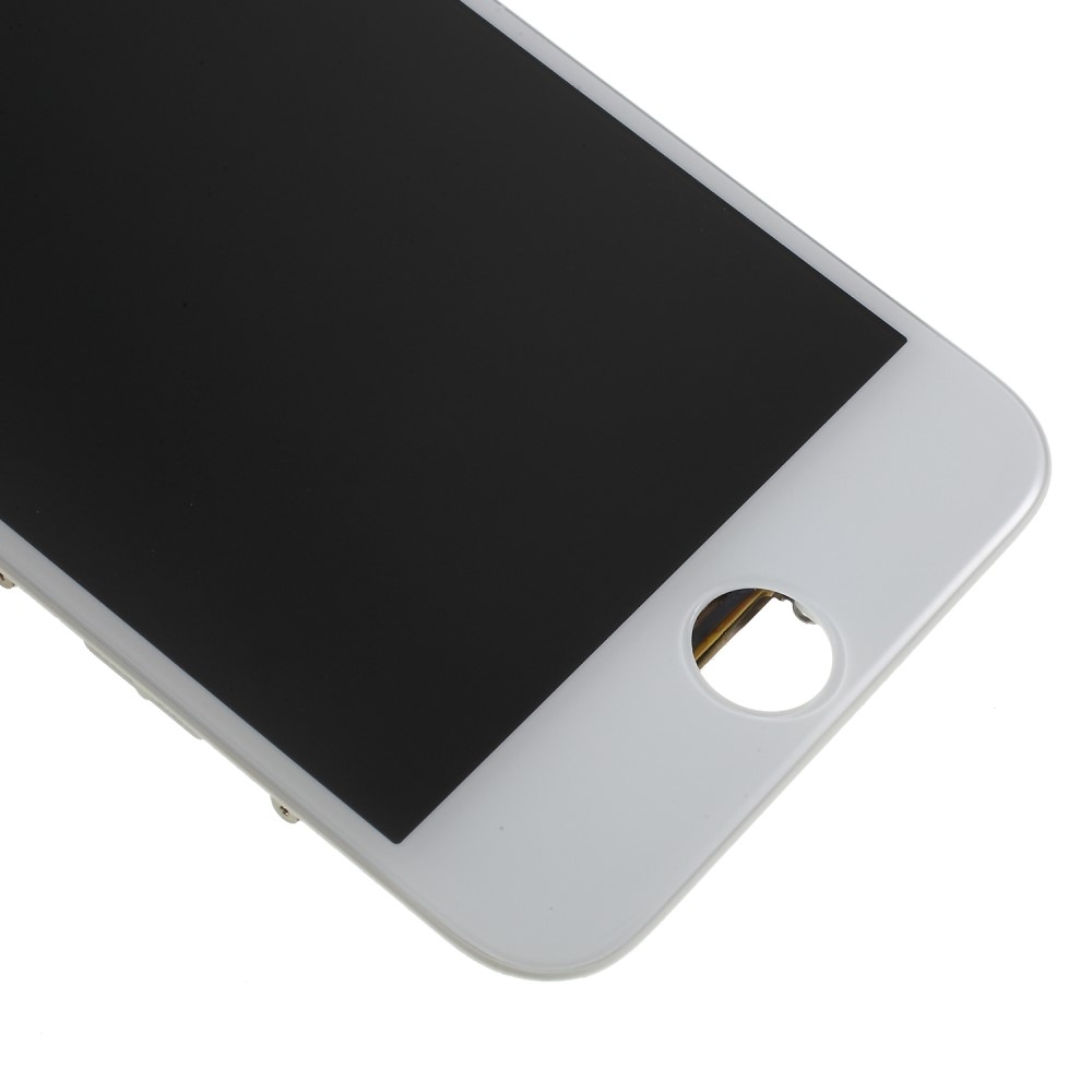 iPhone SE (2020) / iPhone 8 Komplettdisplay (Digitizer, LCD, Rahmen, Front Kamera, Metallplatte) - Weiss