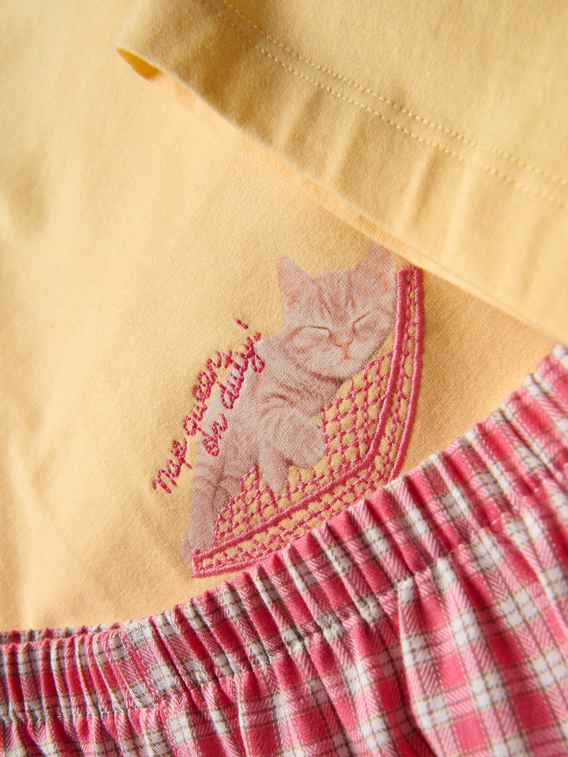 Zweiteiliges Pyjama-Set aus Baumwolle