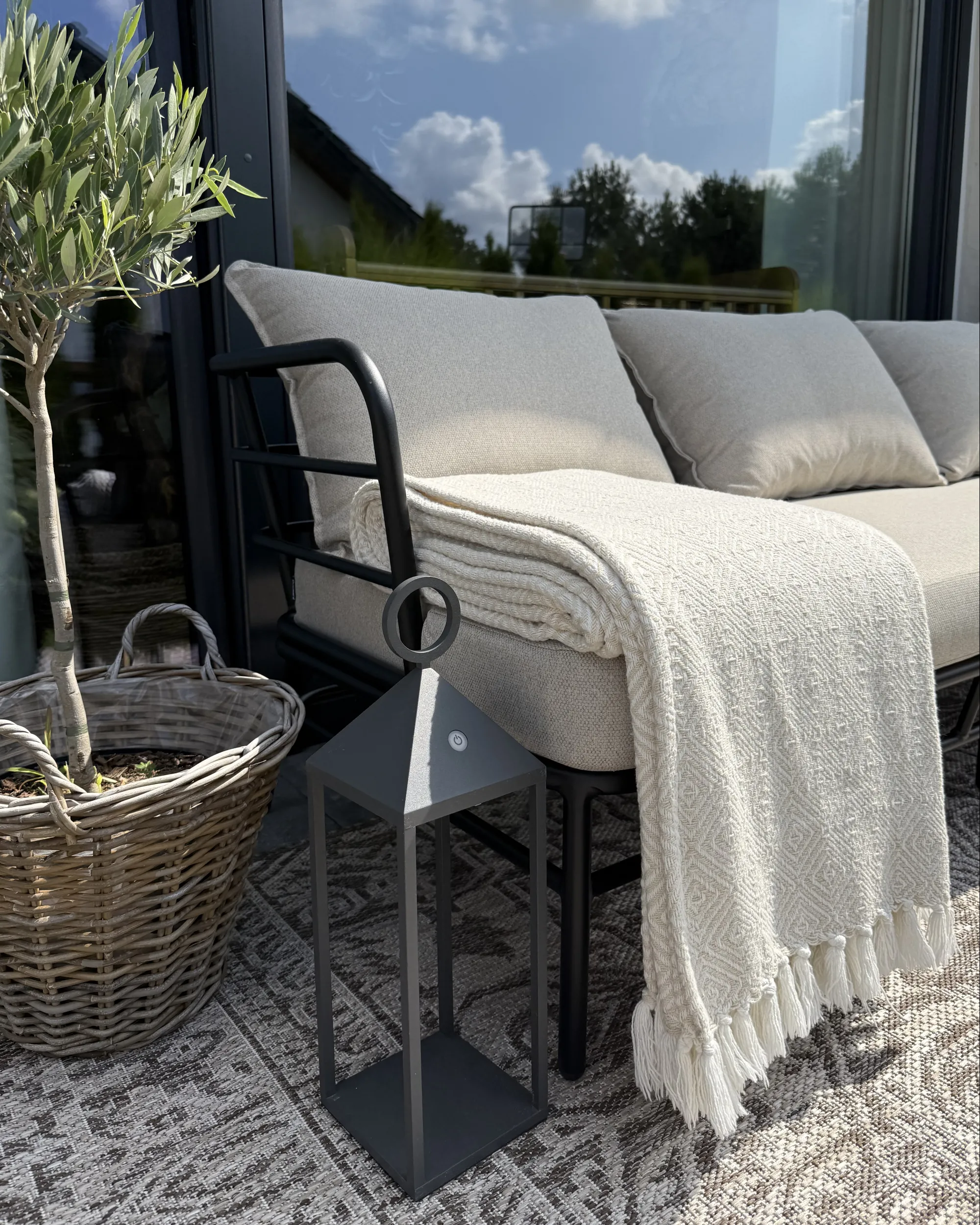 Sprei TOUTLI Katoen 220 x 240 cm Lichtbeige