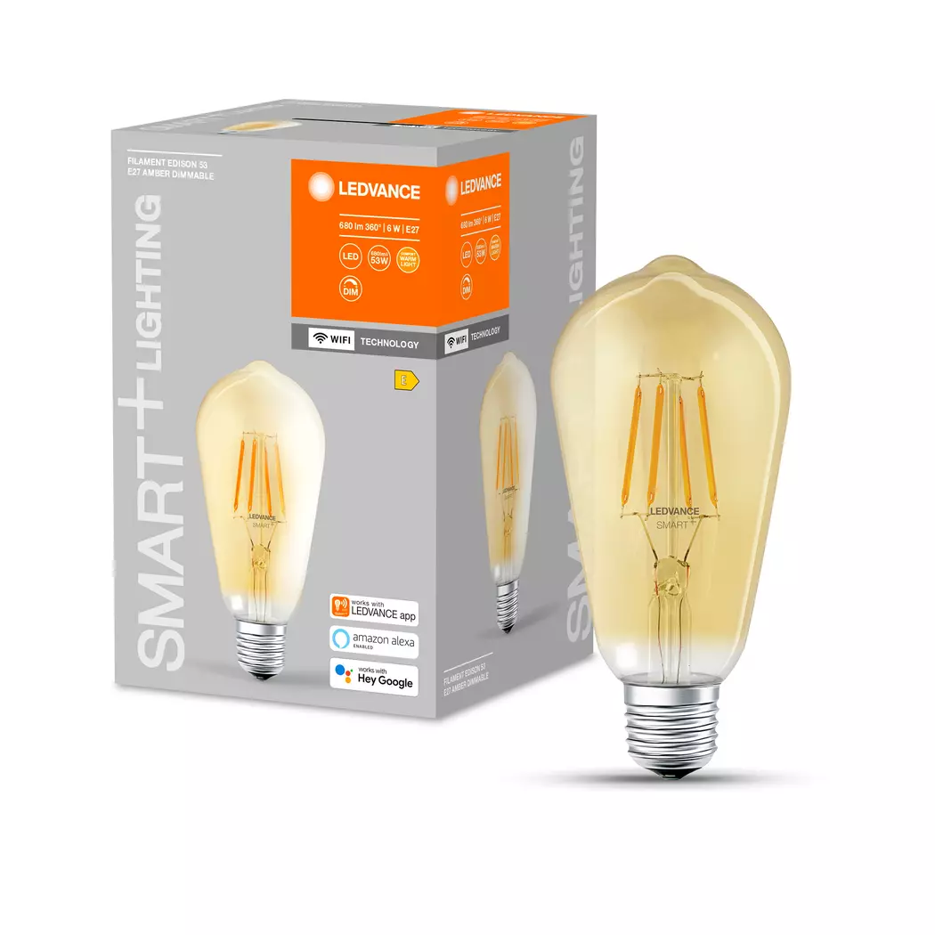 LED-Kolbenform E27/6 Watt/Energie E