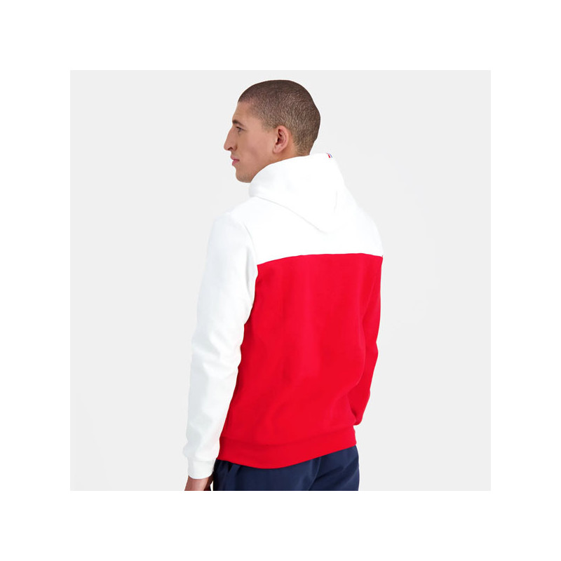 Sweat capuche N2 rouge Le Coq