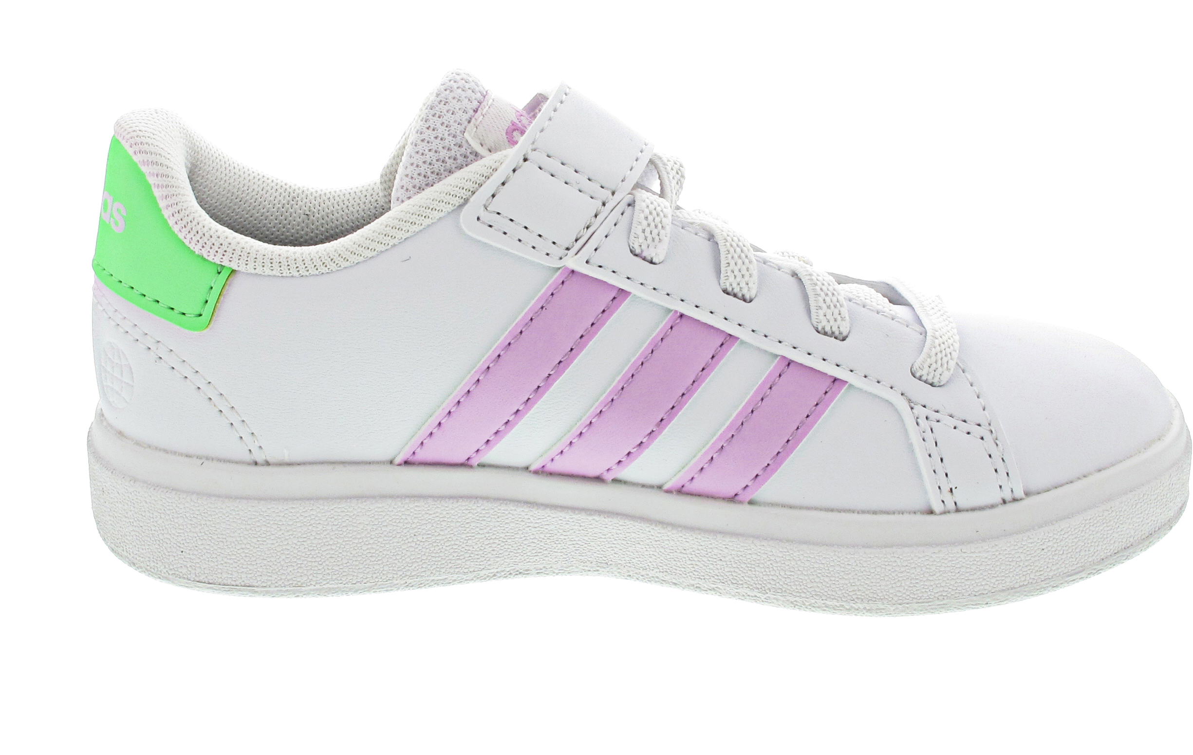 adidas Grand Court 2.0 EL K Sneaker Klett weiß