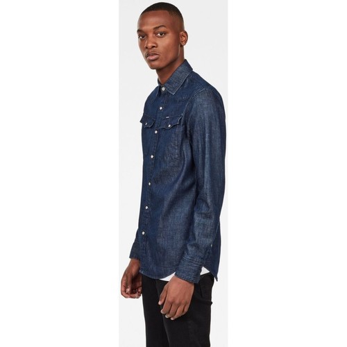 G-Star Raw - D12697 D013 - 3301 SHIRT-082 RINSED Azul