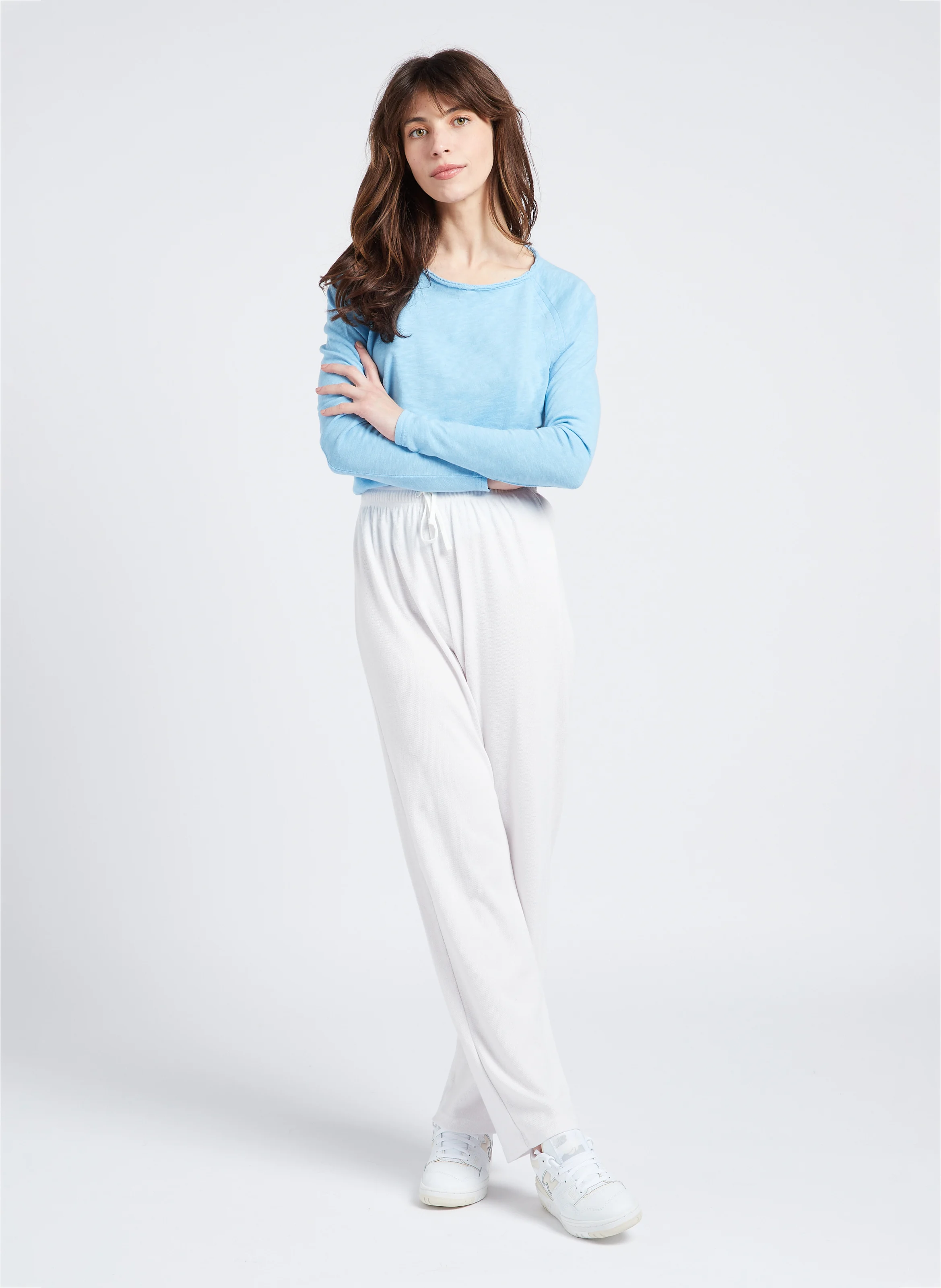 550 - Basket basses en cuir | Blanc