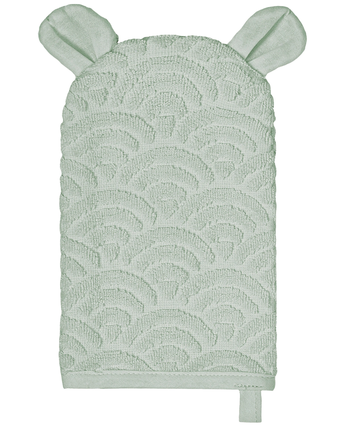 Waschhandschuh TINY EARS in dusty green
