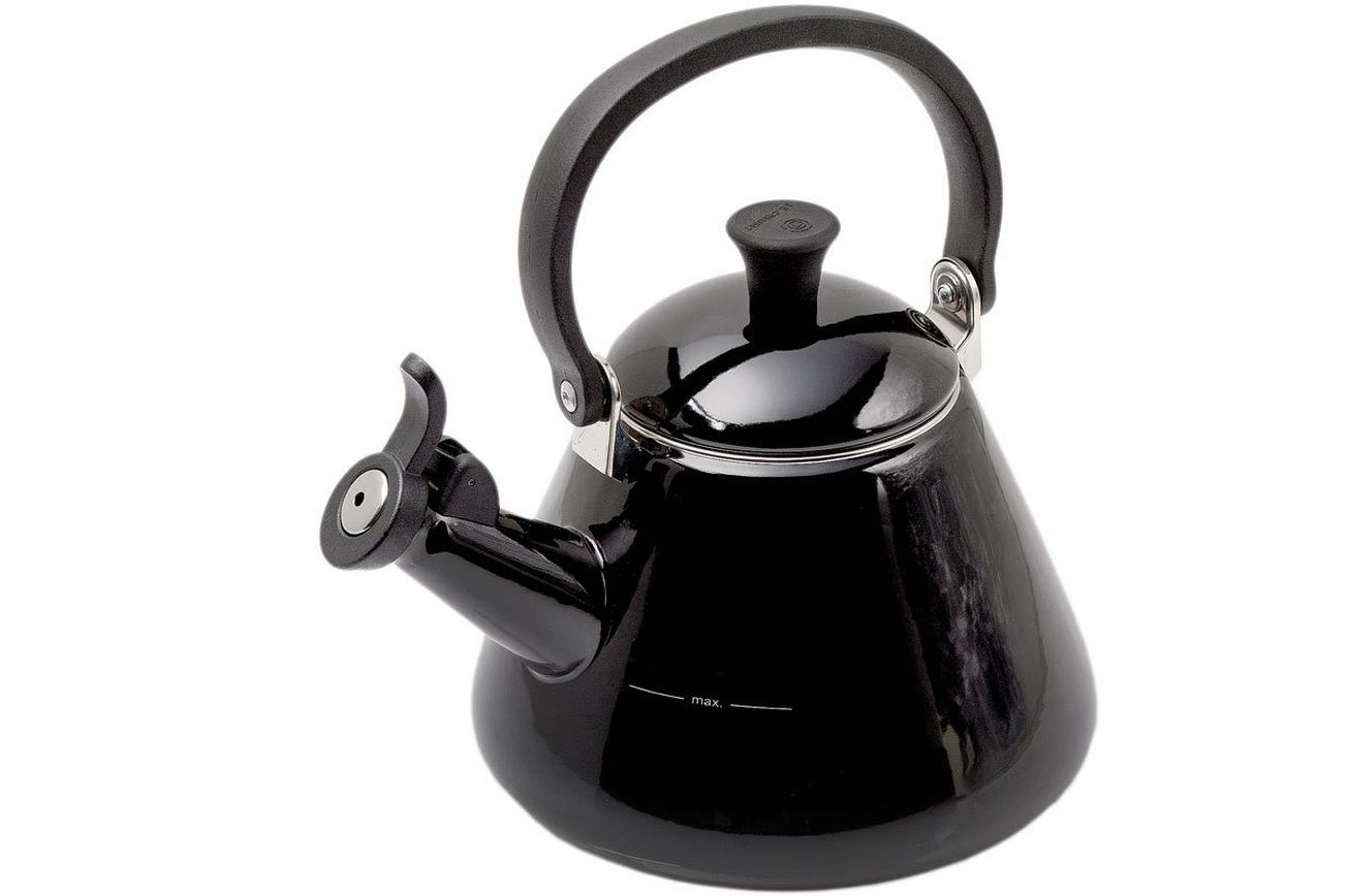 Le Creuset Kone fluitketel 1,6L, zwart