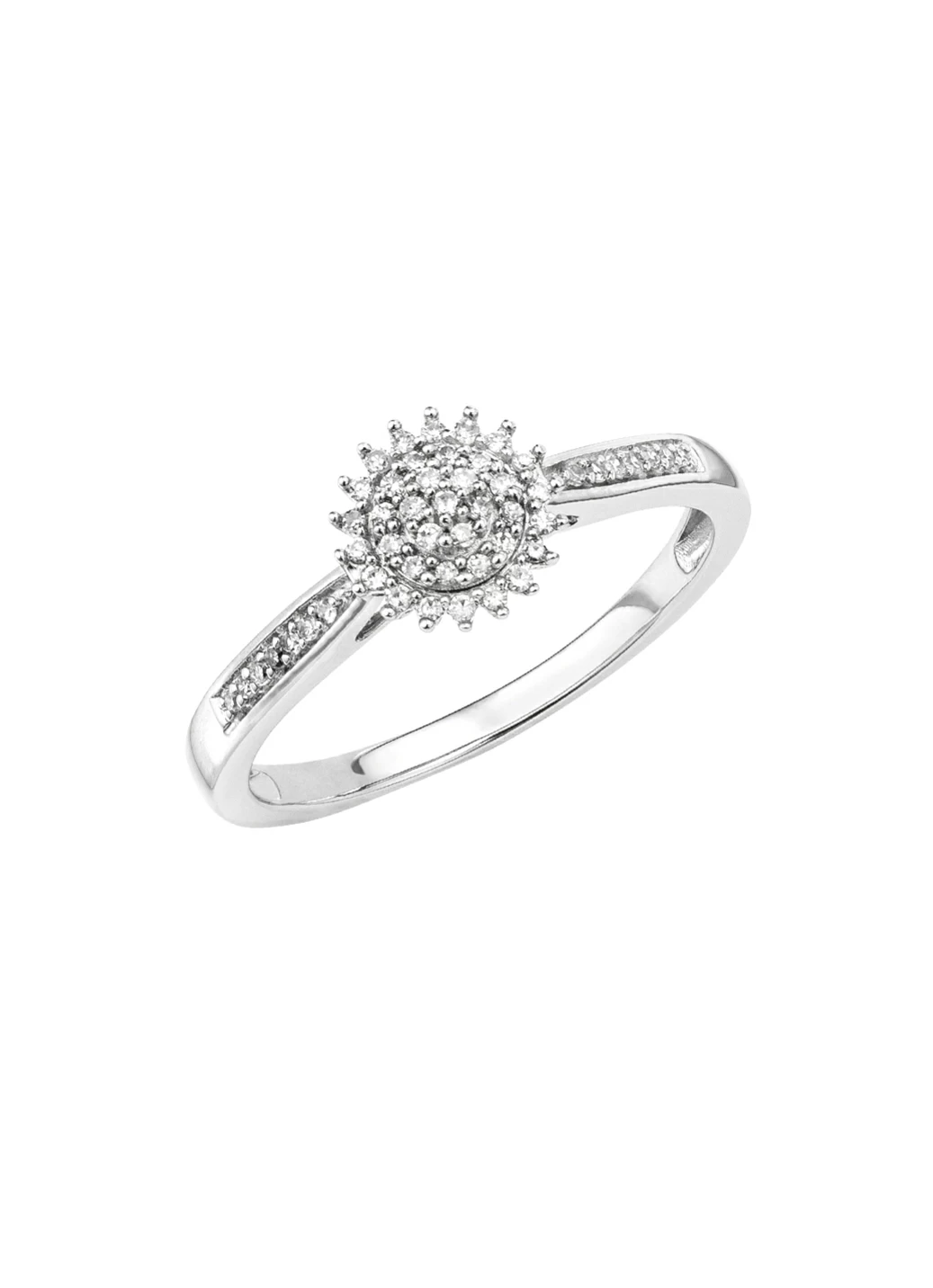 Edler Damenring mit 51 Diamanten