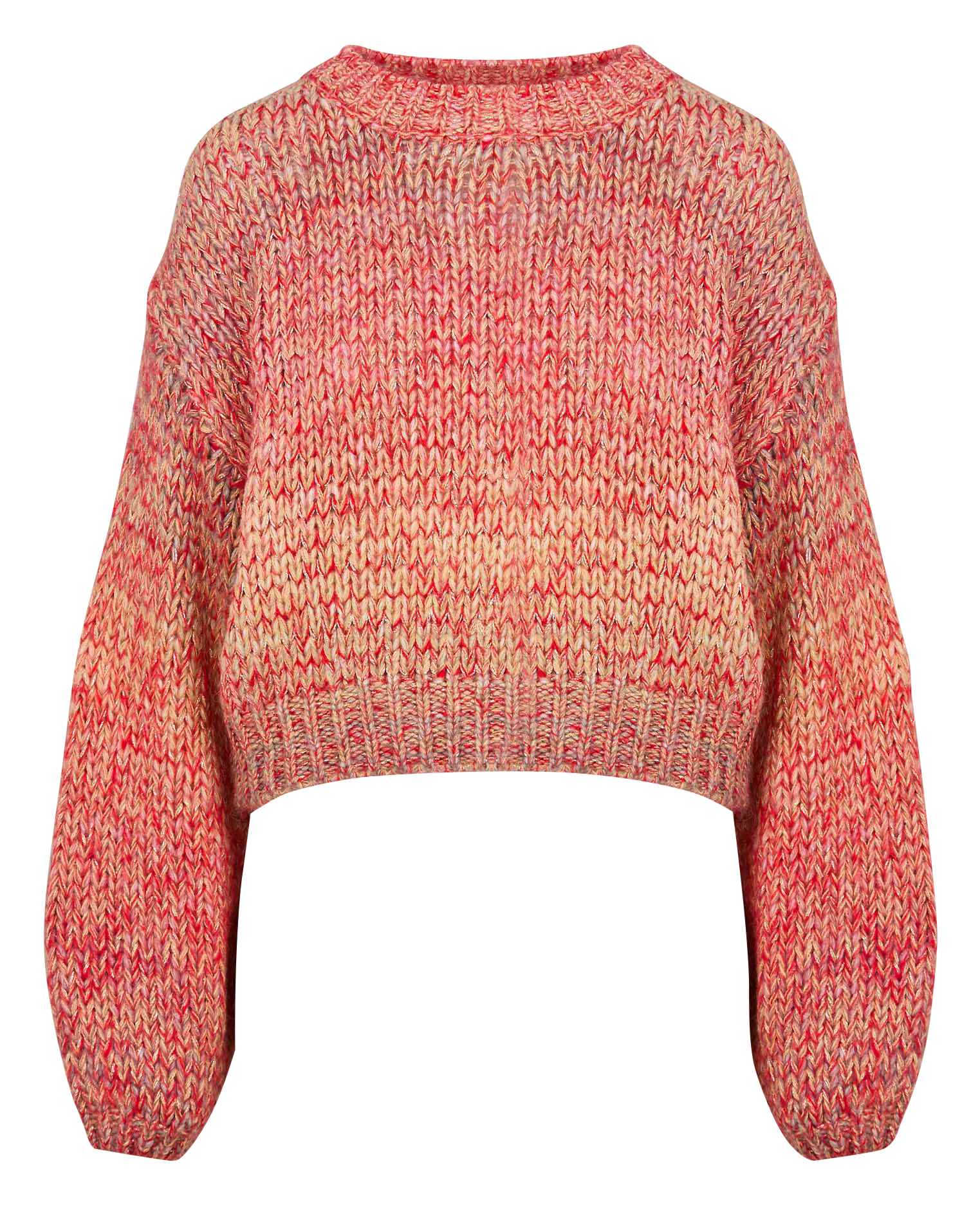 Pull col rond| Rouge