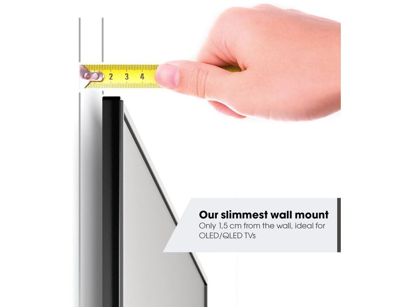 Vogel's Wandhalterung ELITE TVM 5405B Schwarz Flache TV-Wandhalterung für 32