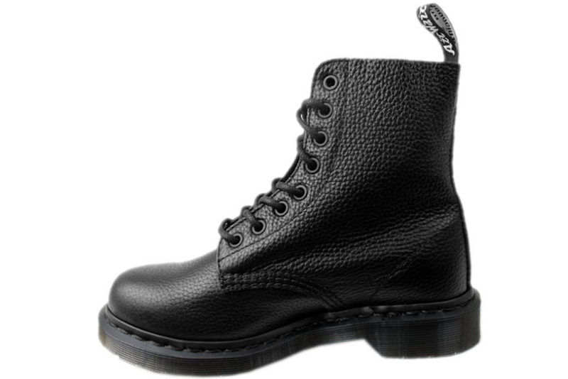 DR.MARTENS PASCAL STØVLE I SORT GLAT SKIND