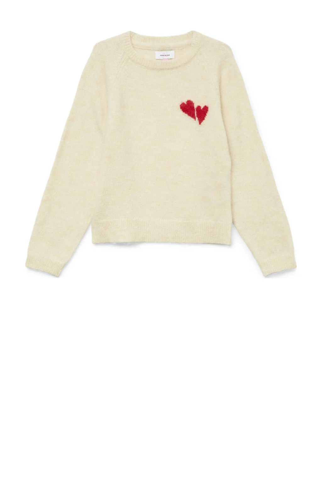 VERO MODA GIRL trui ecru gebreid