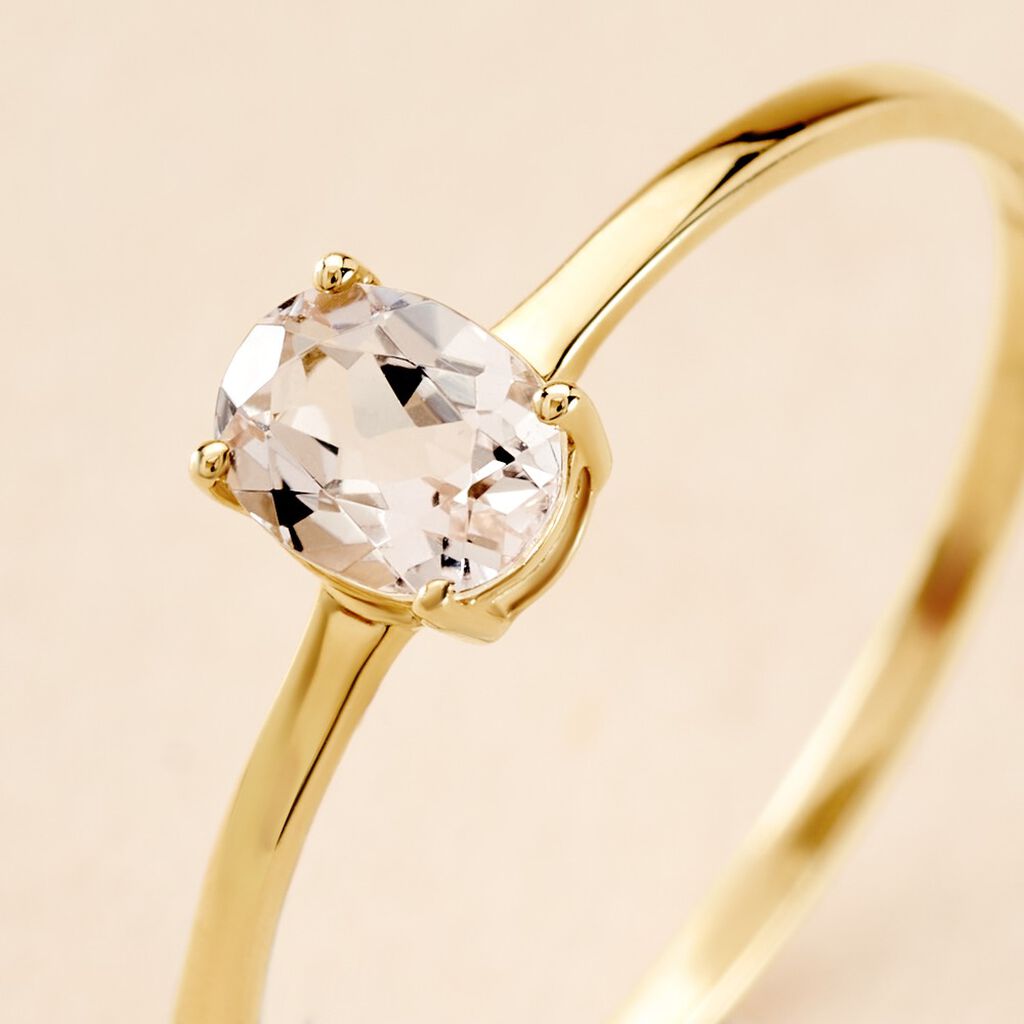 Bague Valentino Or Jaune Quartz