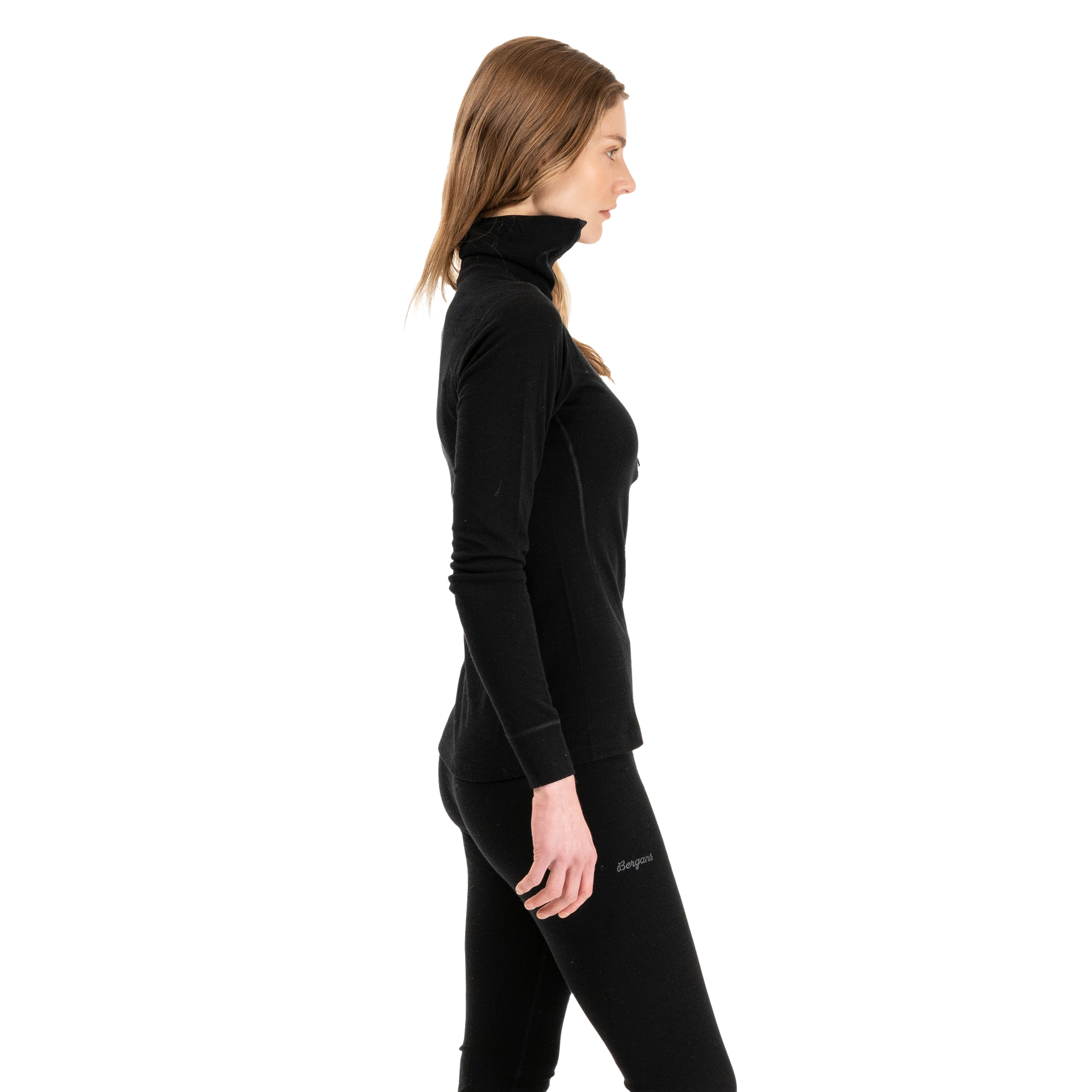 Inner:Dual Merino Half Zip Women Black