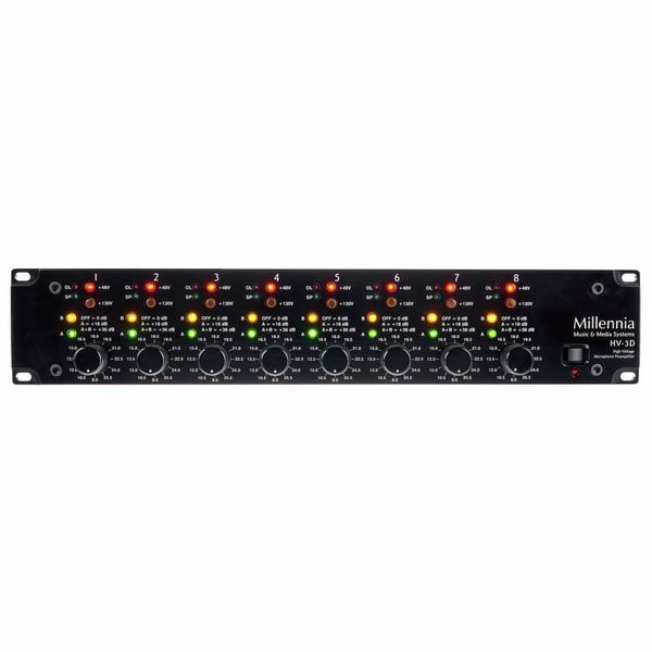 Millennia HV-3D 8-Kanal SolidState Mikrofonpreamp