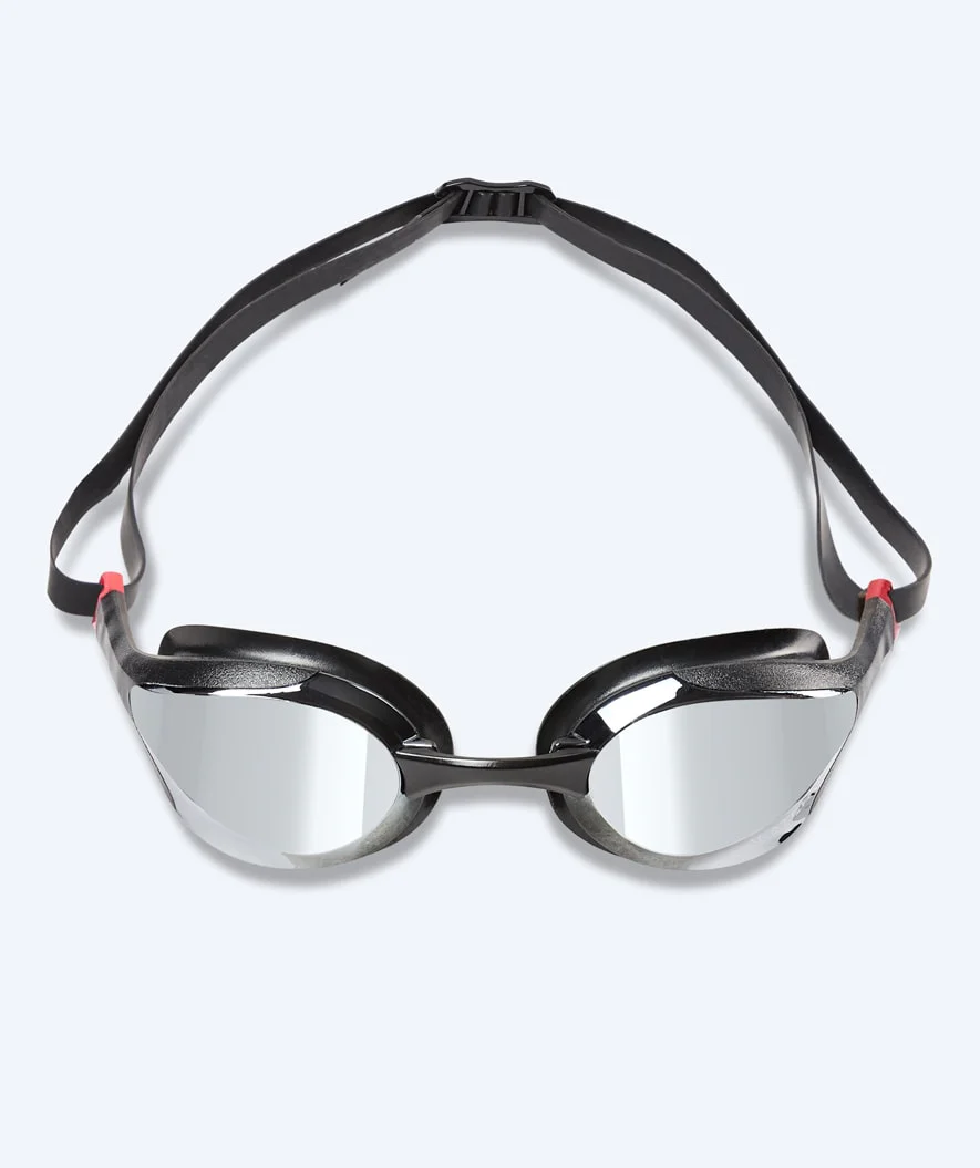 Watery Elite svømmebrille - Murphy Mirror - Sort/sølv