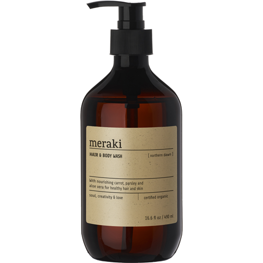 Meraki Northern Dawn Hair & Body Wash, 490 ml