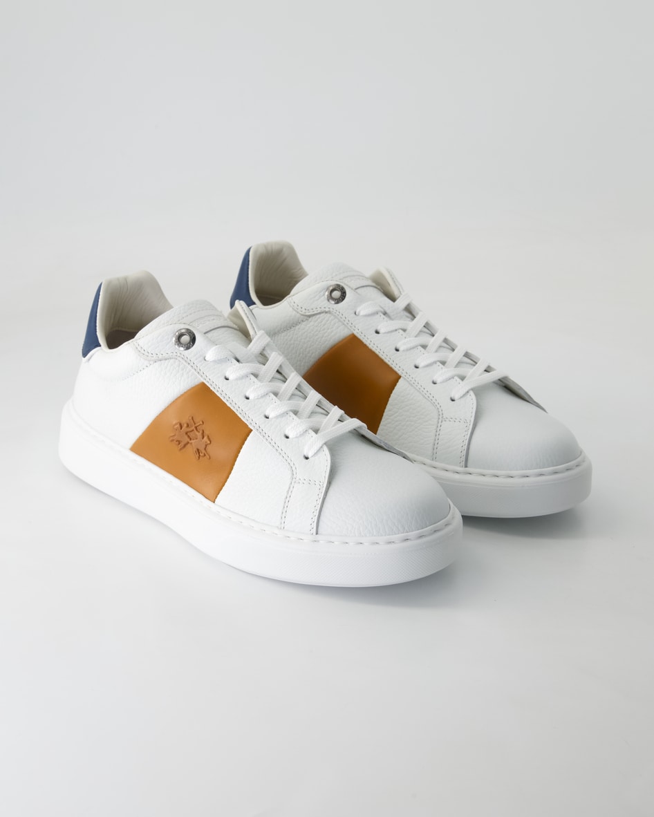 La Martina LFM251.005.4170 Sneaker in Weiß