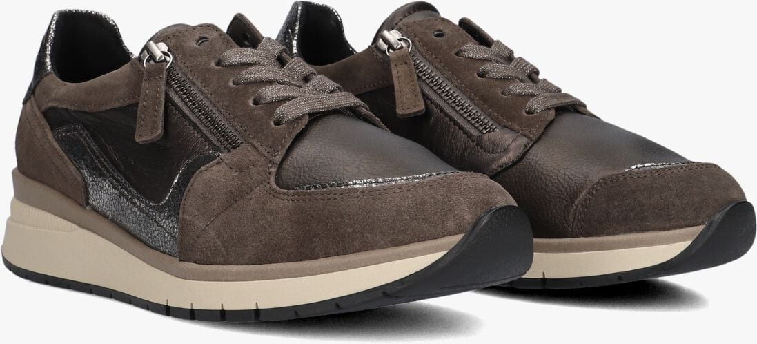 bruine gabor lage sneakers 307