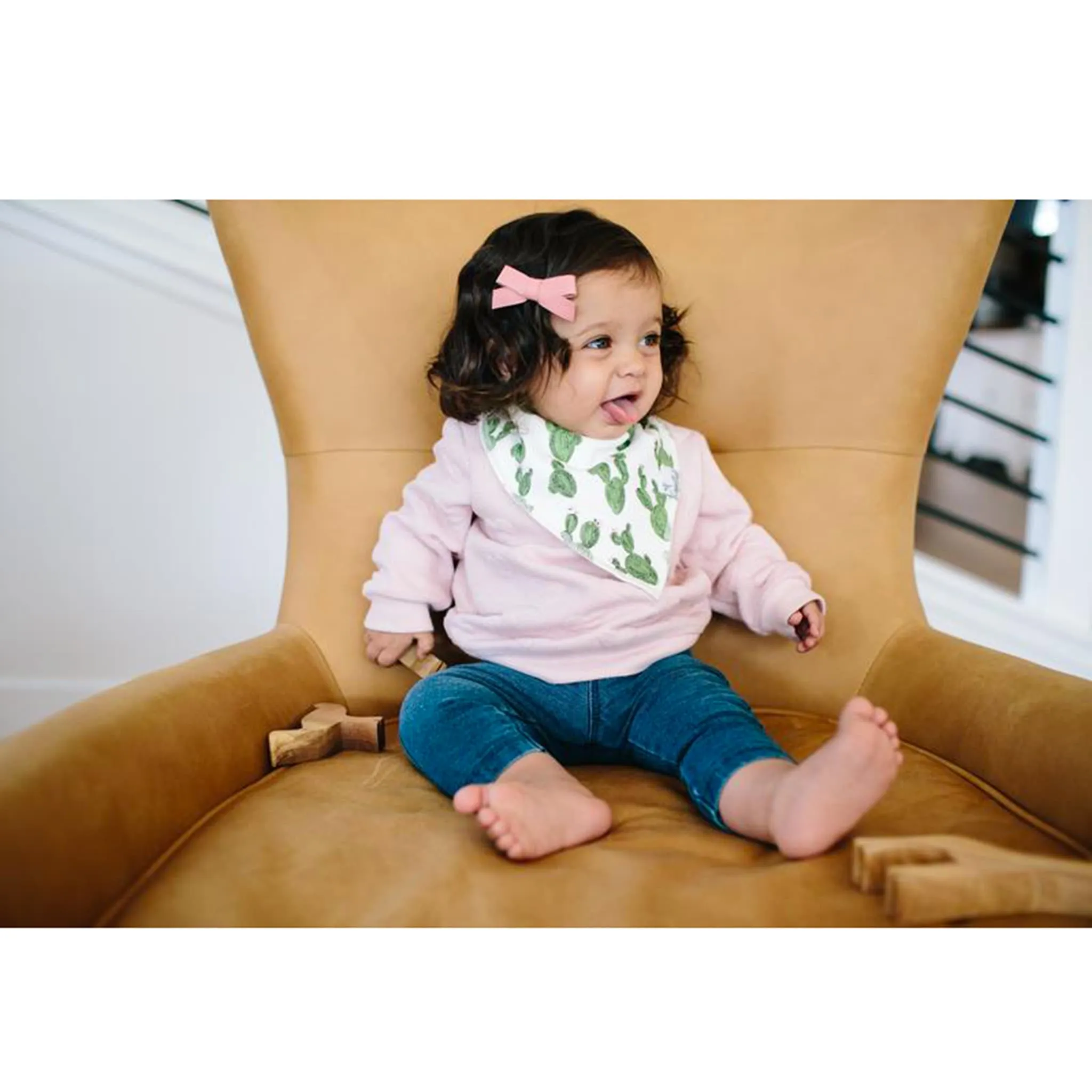 Copper Pearl Bavoirs Paquet de 4 - Cactus Rose