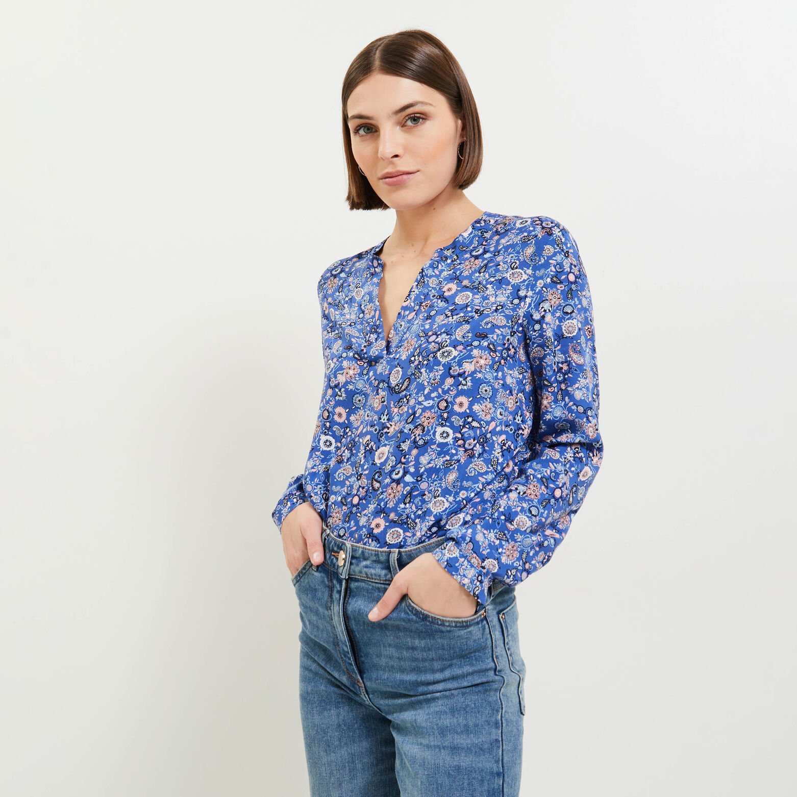 Blouse imprimée femme
