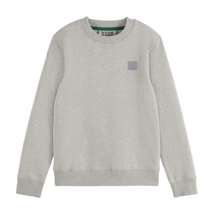 Scotch & Soda Logo Badge Crew Sweater Junior