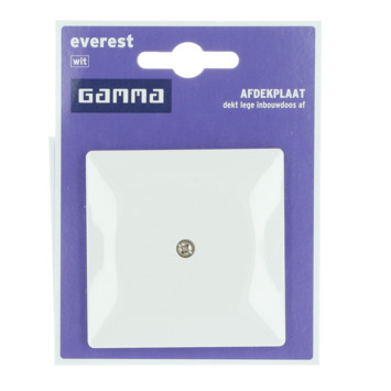 GAMMA Everest Afdekplaat Wit