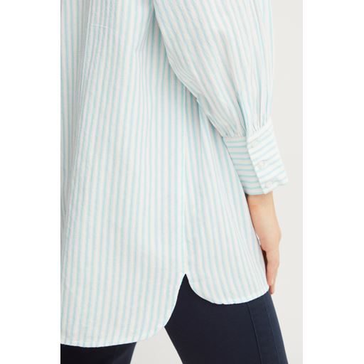 Fransa Langærmet Skjorte, Powder Blue Mix, M