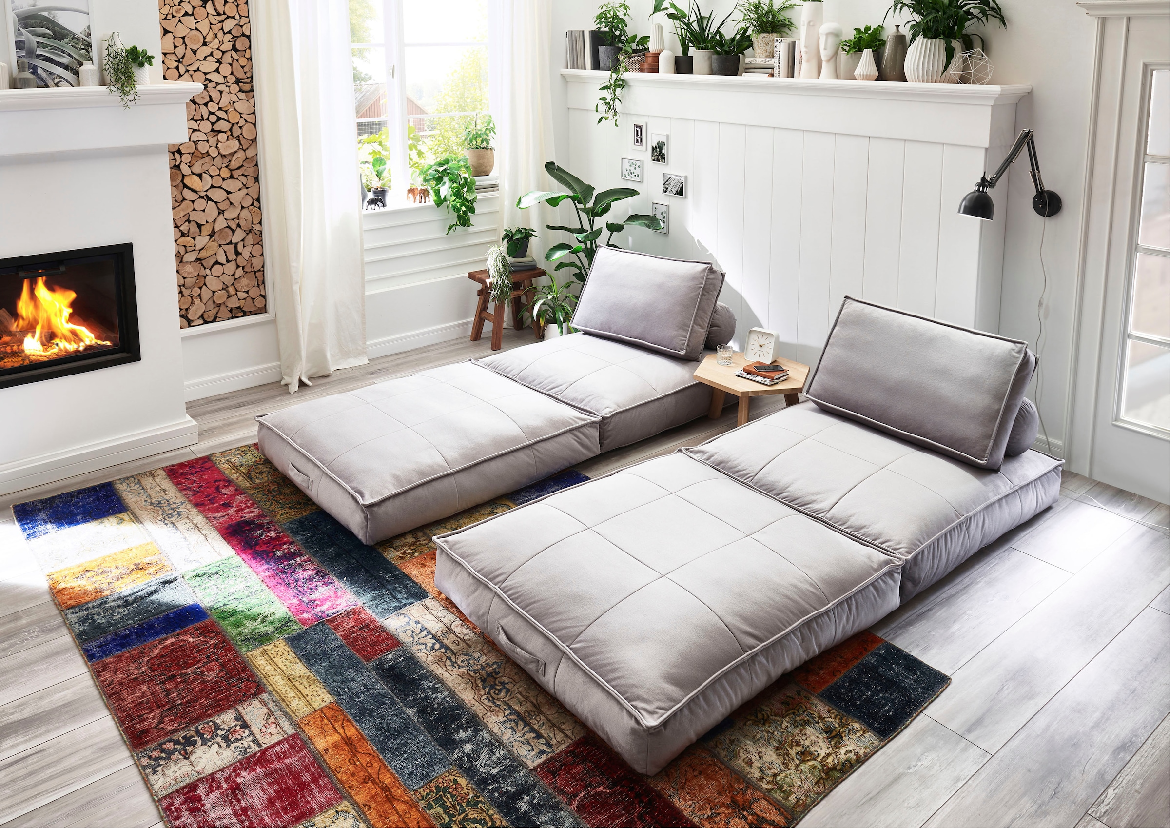 ATLANTIC home collection XXL-Sessel »Miro« XXL-Sessel wandelbar zum Gästebett