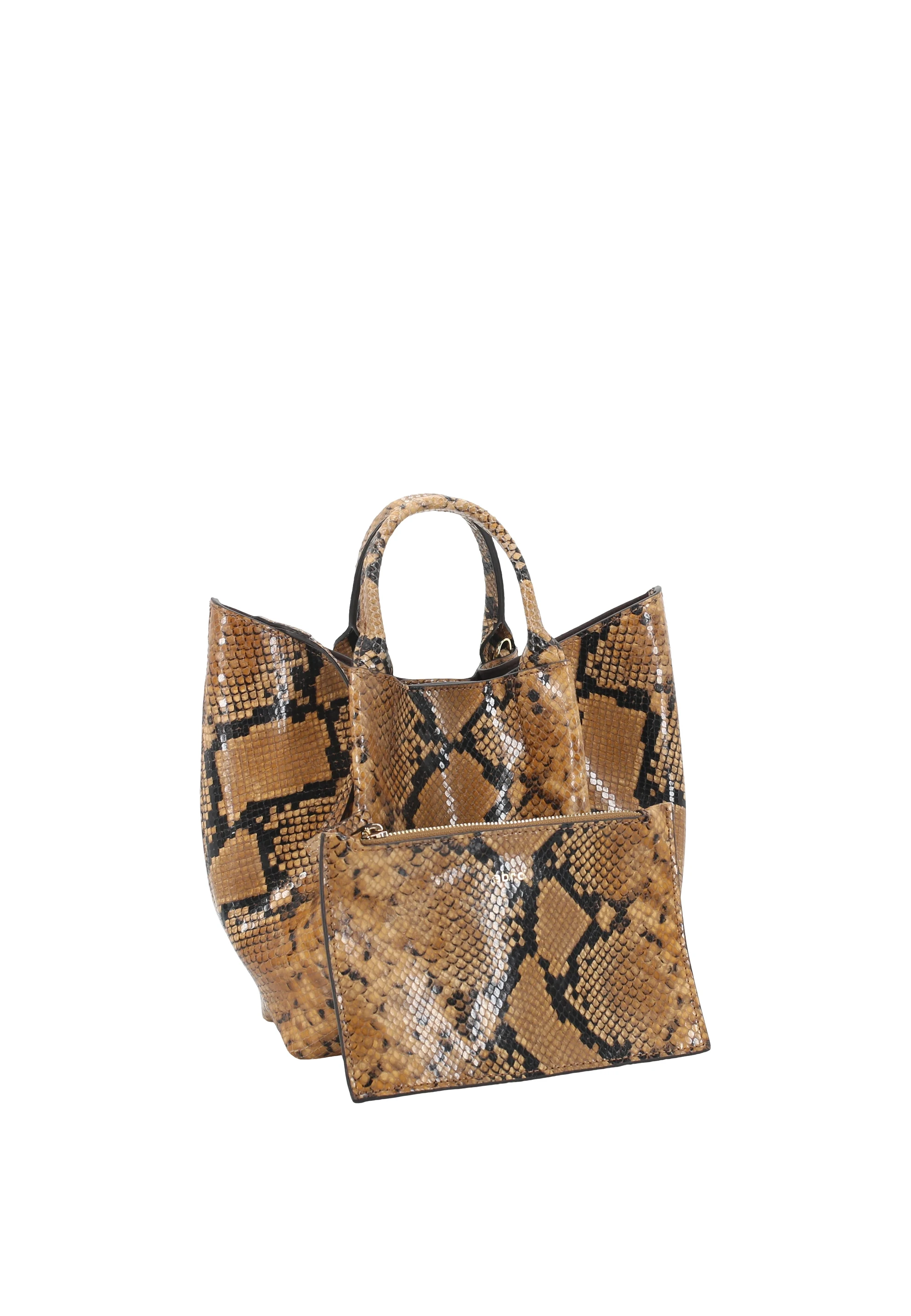 Shopper ESSENTIAL small Leather phyton embossed Standard