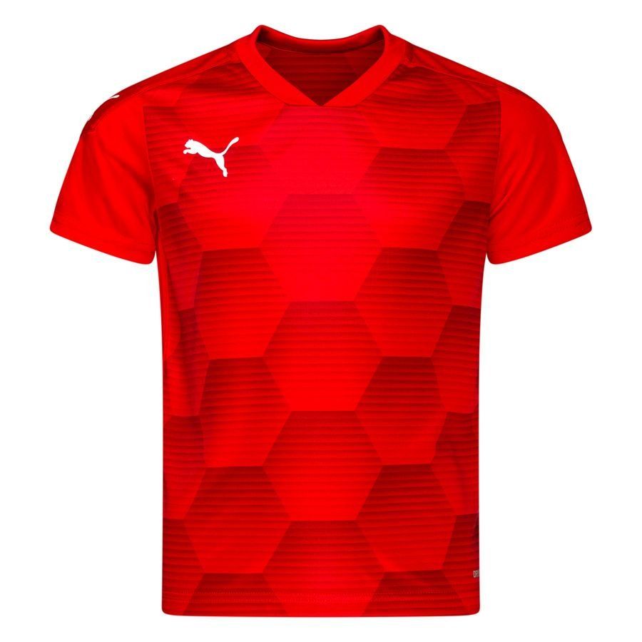PUMA Maillot teamFINAL 21 Graphic - Rouge/Rouge Enfant