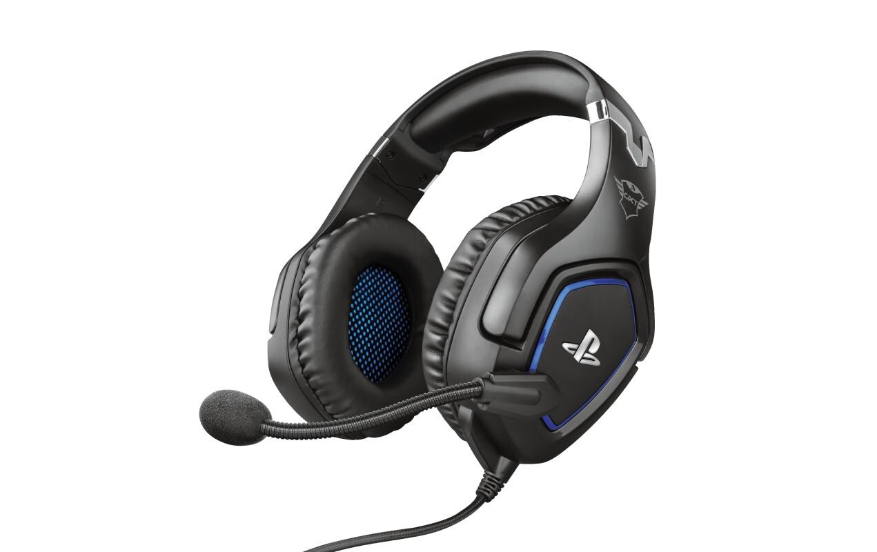 Headset GXT 488 Forze PS4/PS5 SchwarzGaming-Headset exklusiv für PS4 und PS5 mit einklappbarem Mikrofon und verstellbarem Kopfbügel