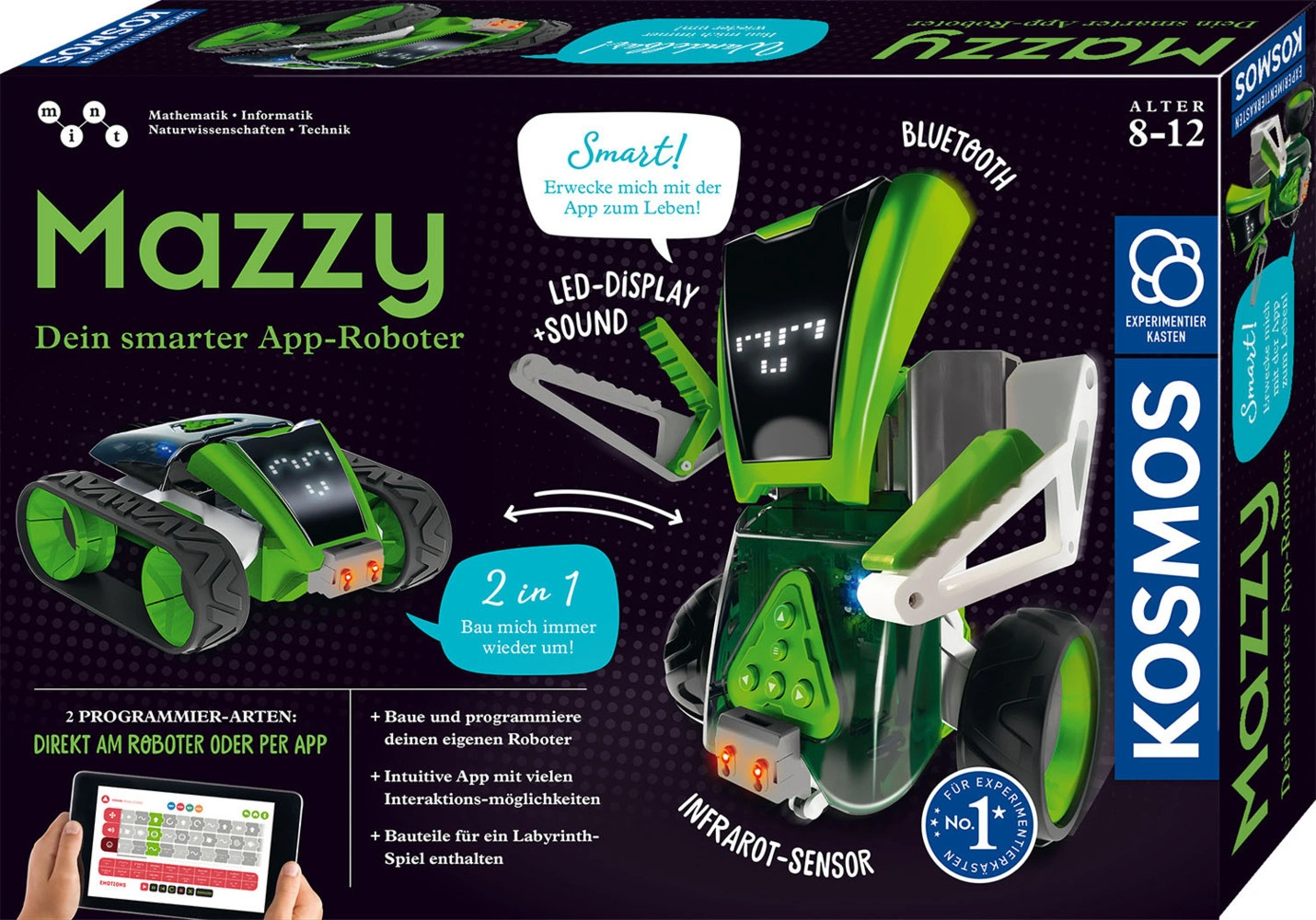 Experimentierkasten Mazzy – Dein smarter App-Roboter