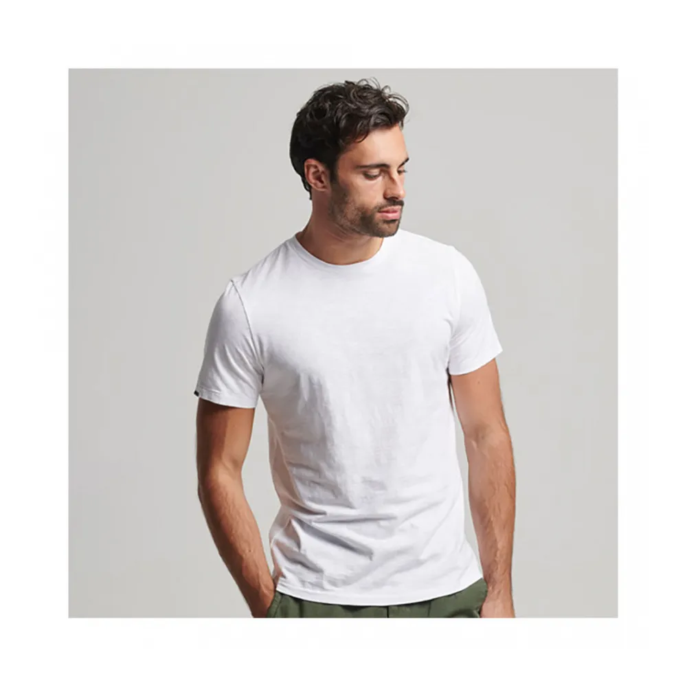 Superdry SLUB - Tee-shirt Homme optic
