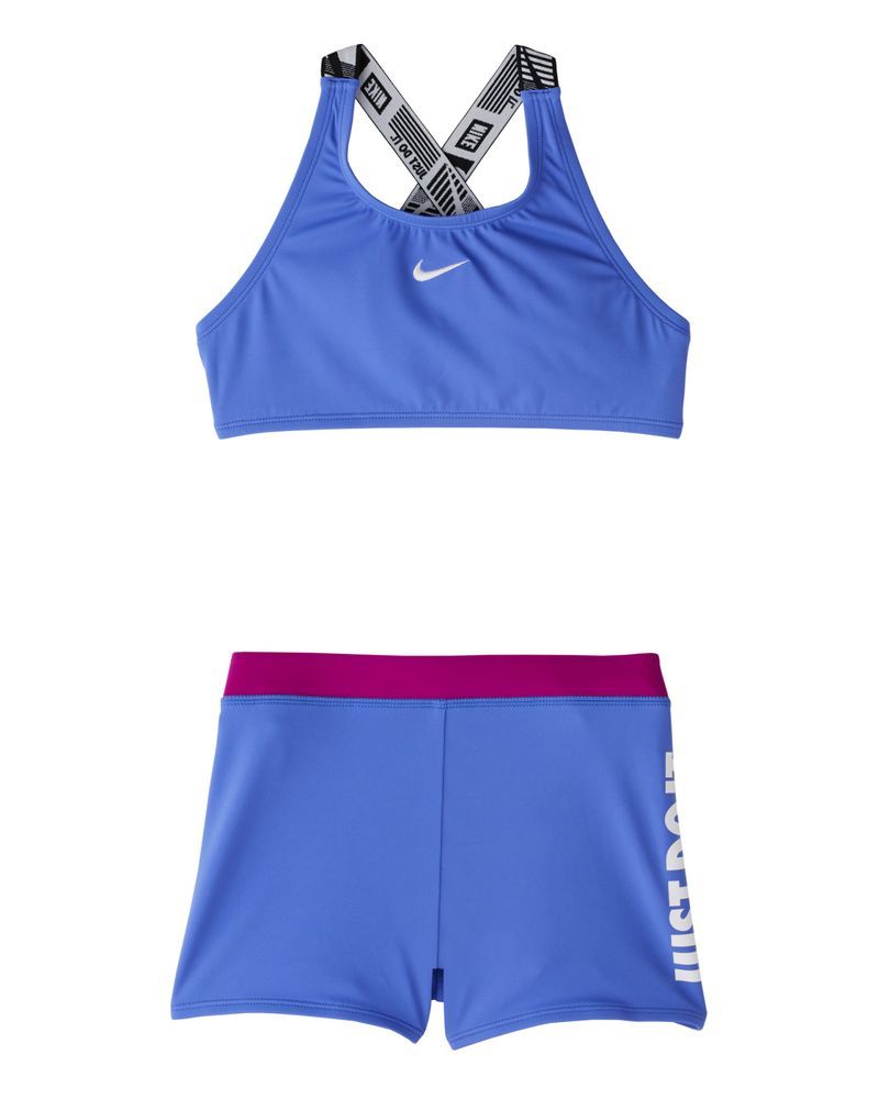 Maillot de bain 2 pièces Nike Swim Bleu pour fille