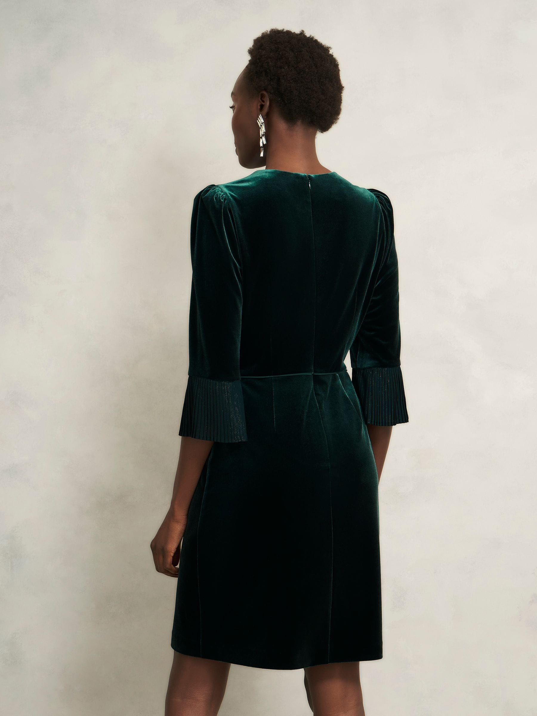 Hobbs Violet Velvet Dress