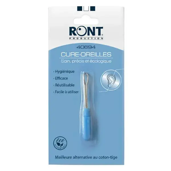 Palitos de ouvido Ront em aço inoxidável