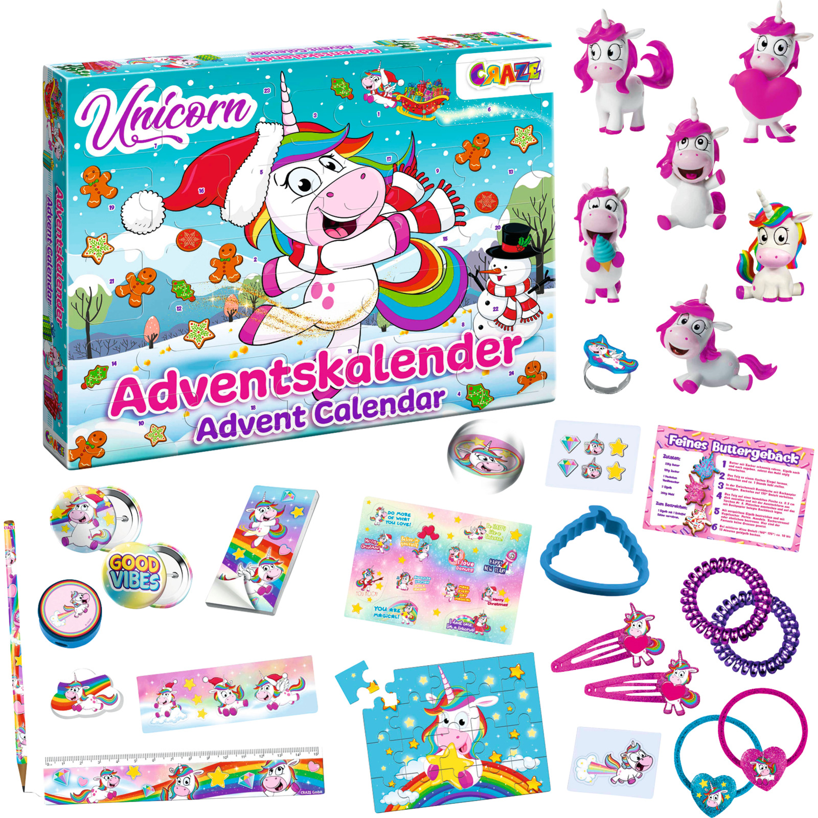 Craze Adventskalender Unicorn