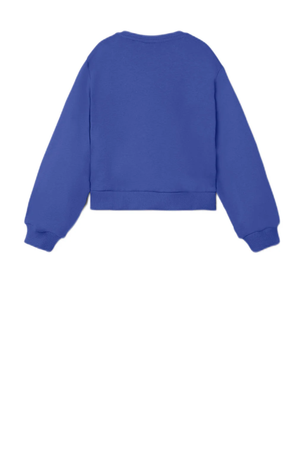 NAME IT KIDS sweater NKFPLILJE met tekst hardblauw