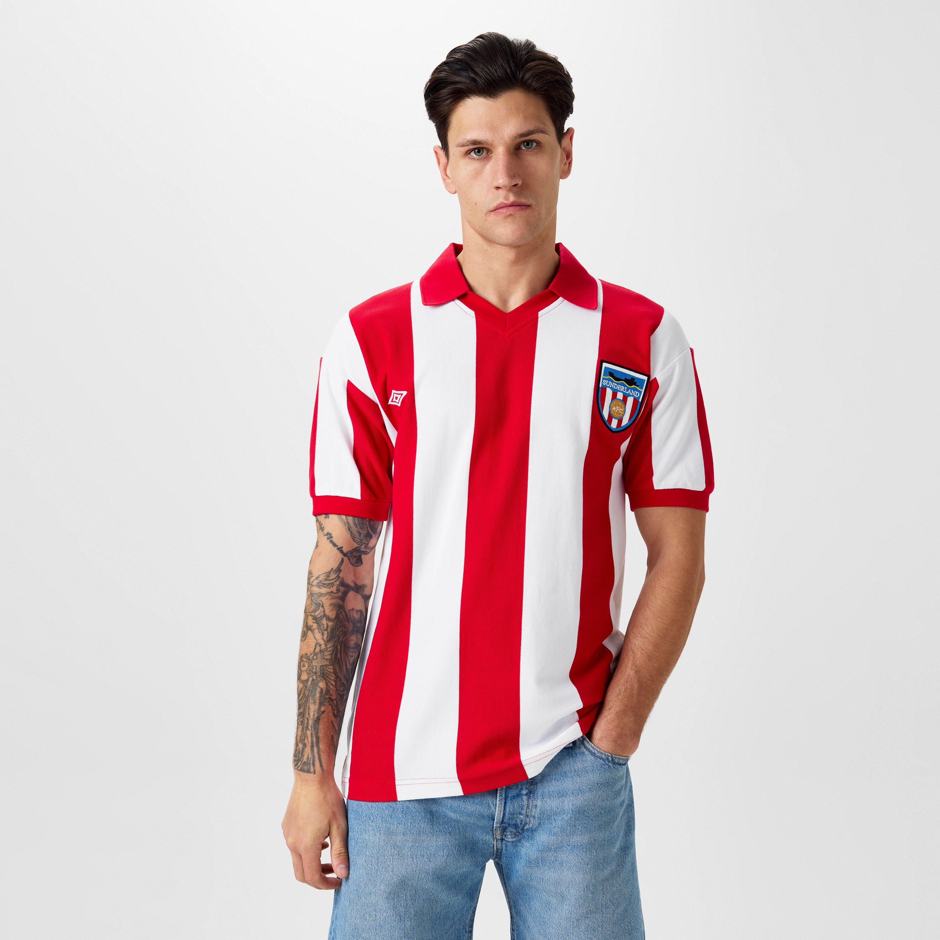 Score Draw ScoreDraw Sunderland 1978 Umbro Retro Football Shirt Adults