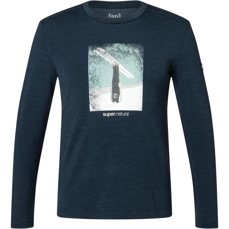 Super.Natural Herren Header Brush Longsleeve