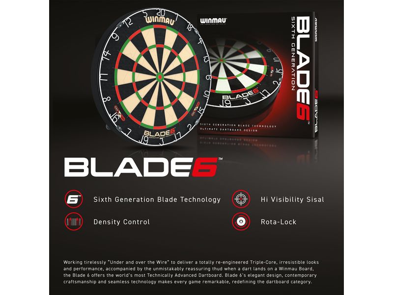 Winmau Dartboard Blade 6 Dartscheibe