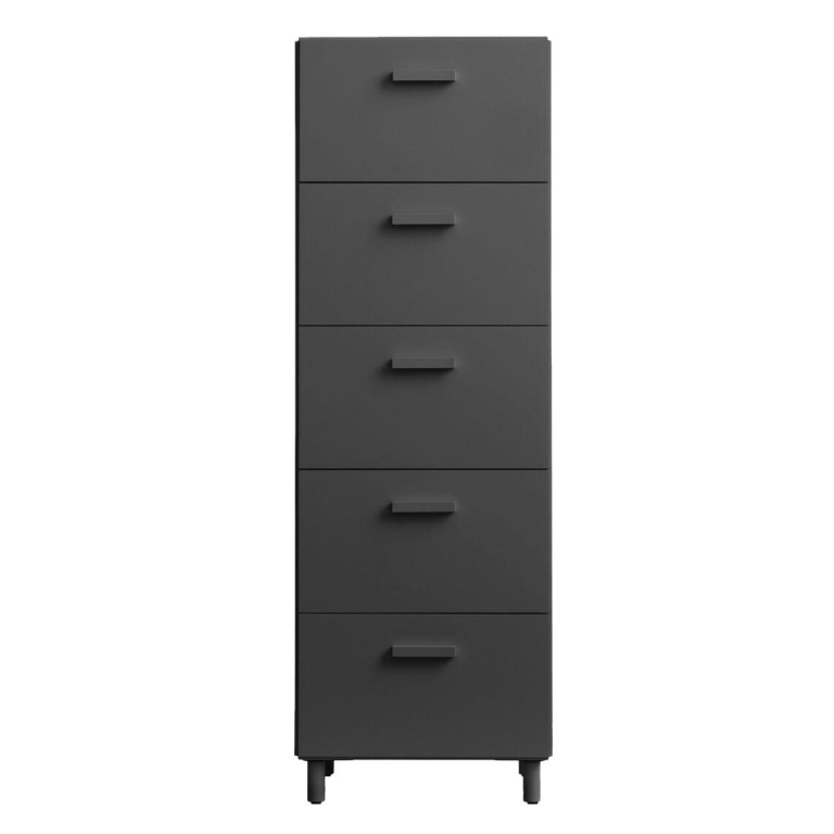 String Furniture Relief tall ladekast 41x115 grijs
