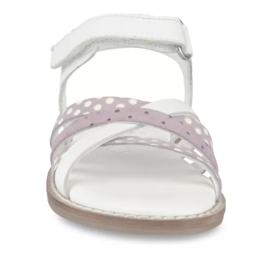 Sandales BLANC NINI & GIRLS CUIR