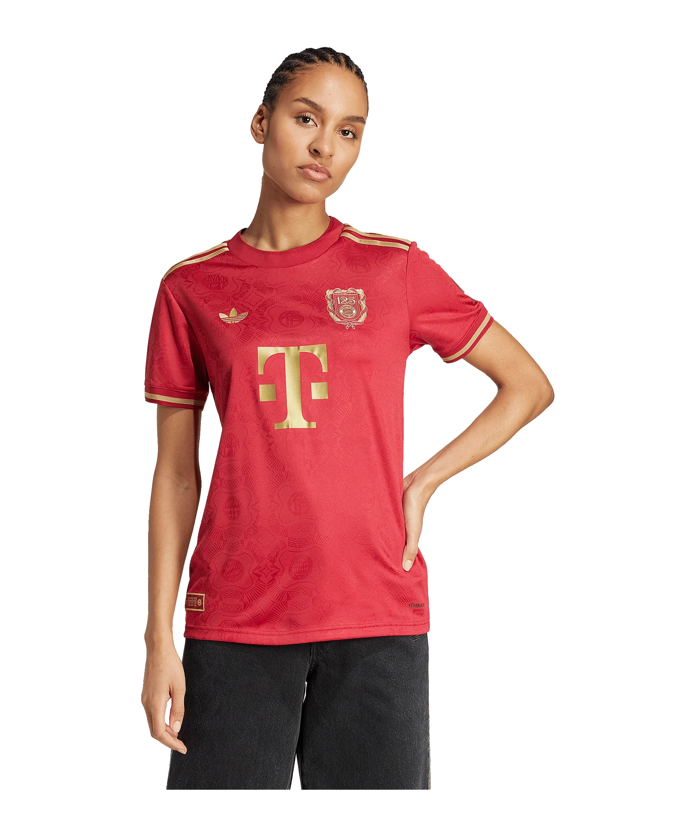 adidas Originals FC Bayern München 125th Anniversary Trikot Damen Rot