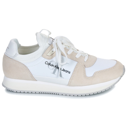 Calvin Klein Jeans - RUNNER SOCK LACEUP NY-LTH W - Blanc