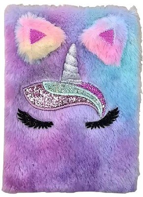 Suntoy Notisbok Fluffy Enhjørning A5