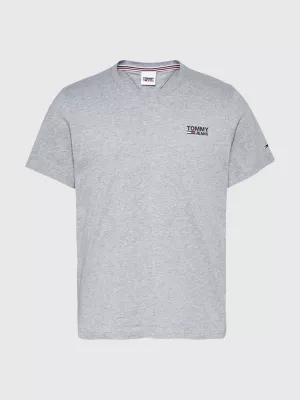 Camiseta de algodão orgânico com logotipo
