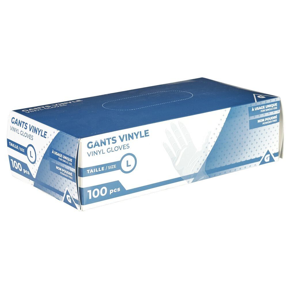 Gant jetable x 100 vinyle