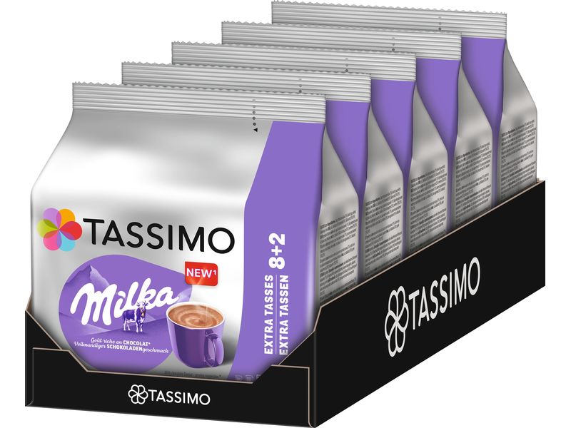 TASSIMO Kaffeekapseln T DISC Milka Kakao-Spezialität 5 x 10 Milka Kakao Kapseln