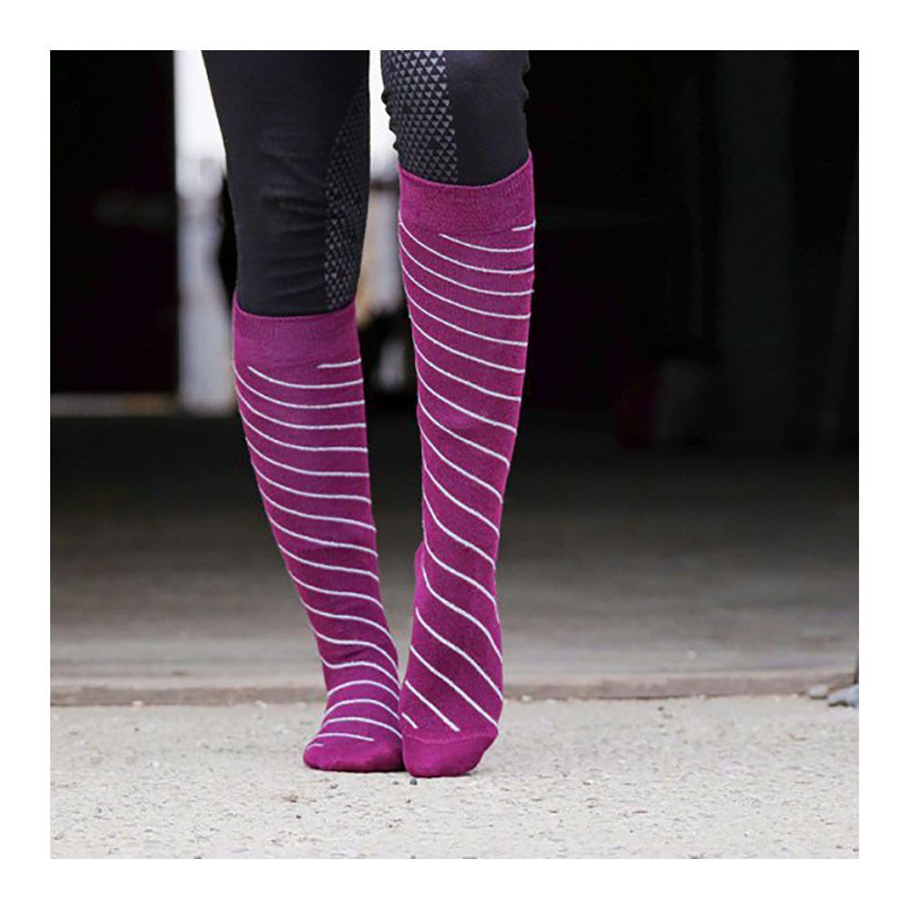 Equitheme CELESTE - Chaussettes bordeaux